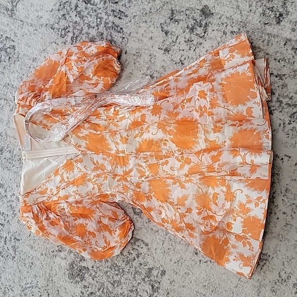 Zimmermann Dresses & Skirts - Zimmermann "Postcard" puff sleeve linen silk blend belted mini dress NWOT